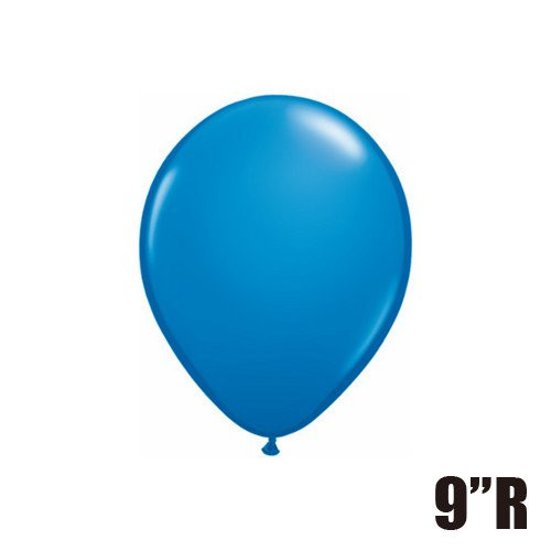 Qualatex 9" Round Balloons, Dark Blue - Pack of 100