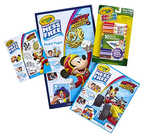 Crayola Color Wonder Mickey Mouse, Mess Free Coloring, Gift for Kids, Age 3, 4, 5, 6