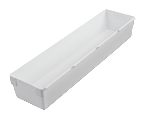 Rubbermaid 12X3 WH Drawer Organizer, 12 by 3 by 2-Inch, White, 12" X 3"
