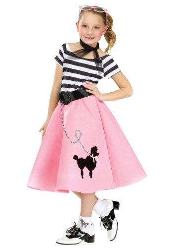 Fun World Little Girl's Med/soda Shop Sweetie Chld Childrens Costume, Multi, Medium