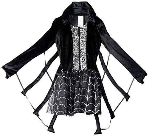Fun World Sparkling Spider Child Costume, Large, Multicolor