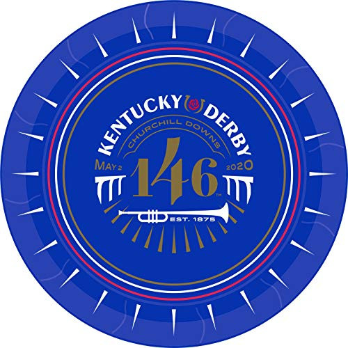 Westrick 146th (2020) Kentucky Derby 9" Paper Dinner Plates - 24 per Set