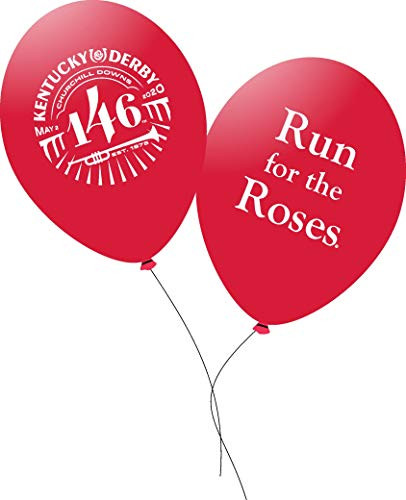 Kentucky Derby 2020 (146th) 11" Latex Balloons by Westrick - 10/pkg.
