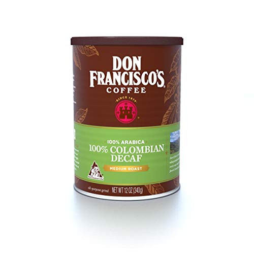 Don Francisco's Ground Decaf 100% Colombia Supremo, Medium Roast Coffee (12-ounce can) (3118)