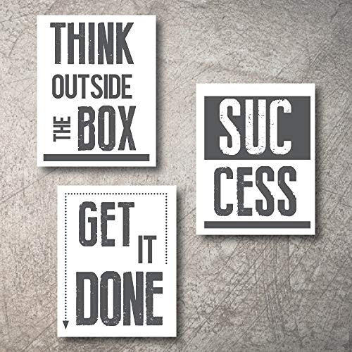 Motivational Office Wall Decor Art Prints Inspirational Quote posters for office Decorations Artwork Positive Affirmation Teamwork Quotes Pictures Living Room Bathroom Kitchen Walls (Office9, 11x14)