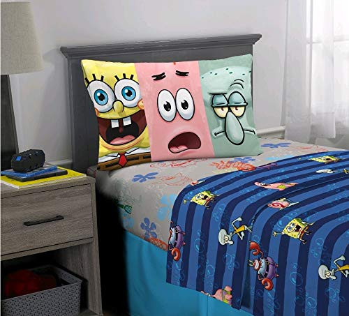 Franco Manufacturing Spongebob Squarepants 3 Piece Twin Size Microfiber Sheet Set
