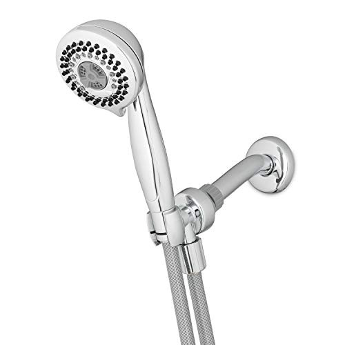 Waterpik Massaging Shower Head With Hose Hand Held 1.8 GPM ShowerJet, Chrome, TRR-553E