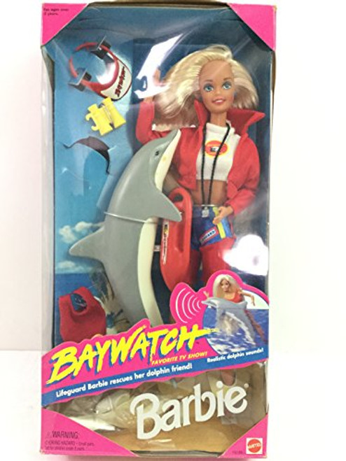 BAYWATCH BARBIE Doll with Dolphin & Accessories 1994 BAYWATCH BARBIE Doll with Dolphin & Accessories 1994