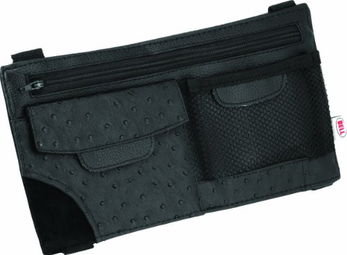 Bell Automotive 22-1-33225-8 Black Ostrich Visor Organizer