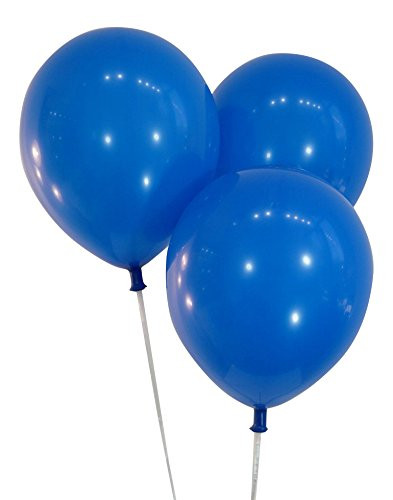 Creative Balloons Celebrity 9" Latex Balloons, Decorator Royal Blue, Pack of 144