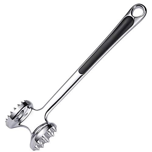 Meat Tenderizer Mallet -8.7 inch Heavy Duty Meat Hammer/Pounde,Two Sides Steak Hammer,The Best Tender Meat Tools.