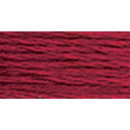 DMC 117-777 Six Strand Embroidery Cotton Floss, Very Dark Raspberry, 8.7-Yard
