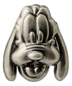 Disney Pluto Head Pewter Lapel Pin
