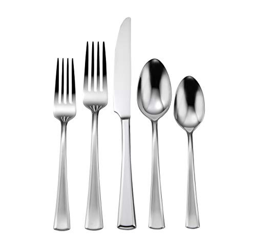 Oneida Noble 20 Piece Everyday Flatware 18/0 Stainless Steel, Service for 4, Silverware Set