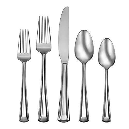 Oneida Cella 20 Piece Everyday Flatware 18/0 Stainless Steel, Service for 4, Silverware Set