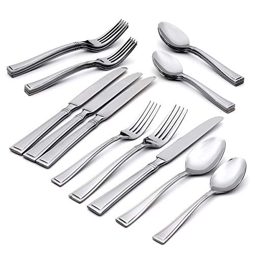 Oneida Butler 20 Piece Everyday Flatware 18/0 Stainless Steel, Service for 4, Silverware Set