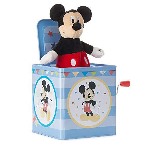 KIDS PREFERRED Disney Baby Mickey Mouse Jack-in-The-Box Musical Toy for Babies