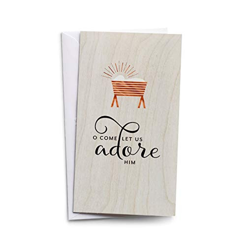 Dayspring O Come Let Us Adore Him-16 Boxed, KJV Christmas Cards, Multi