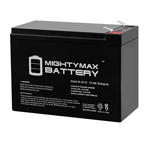 ML10-12 - 12 Volt 10 Ah SLA Battery - Mighty Max Battery Brand Product