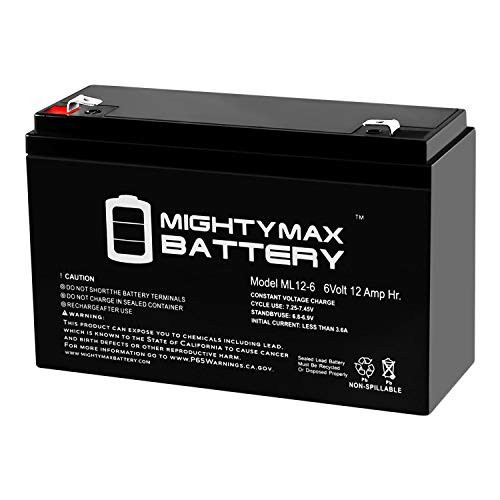 ML12-6F2-6 Volt 12 AH SLA - Mighty Max Battery Battery Brand Product