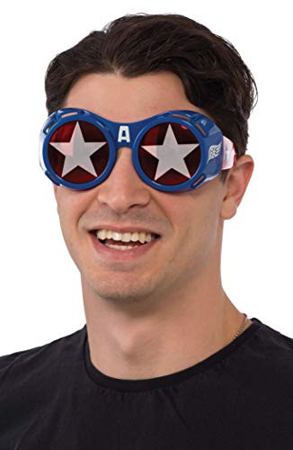 Rubie's Marvel Men's Universe Captain America Goggles, Multi, One Size