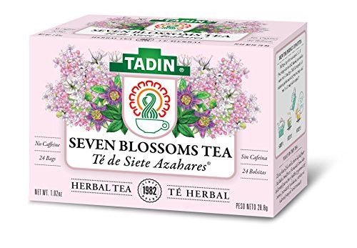 Tadin Herb & Tea Co. Seven Blossoms Herbal Tea, Caffeine Free, 24 Tea Bags, Pack of 6 Tadin Herb & Tea Co. Seven Blossoms Herbal Tea, Caffeine Free, 24 Tea Bags, Pack of 6