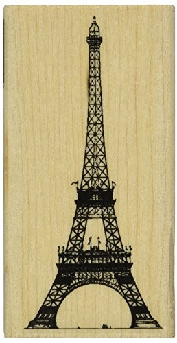 Hero Arts Eiffel Tower Mounted Rubber Stamp, 2" by 4"