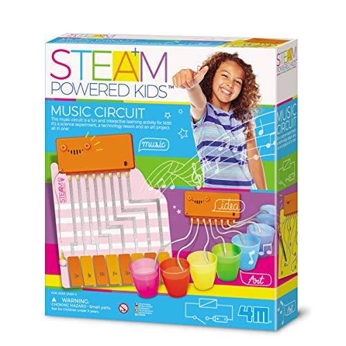 4M Steam Powered Girls Magic Circuit Kit, Brown/a
