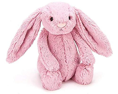 Jellycat Bashful Tulip Pink Bunny Stuffed Animal, Small, 7 inches