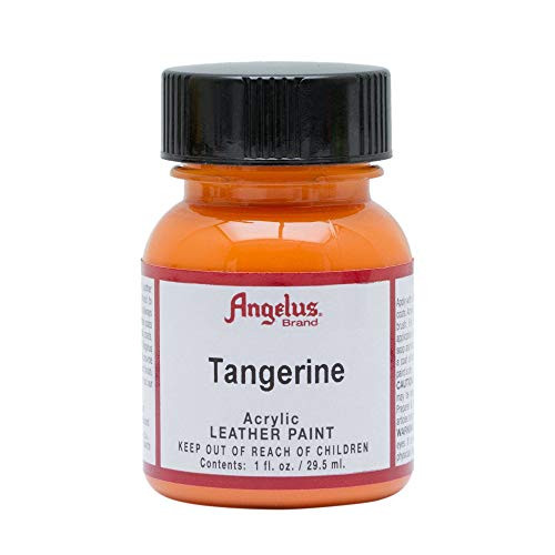 Angelus Leather Paint 1 Oz Tangerine