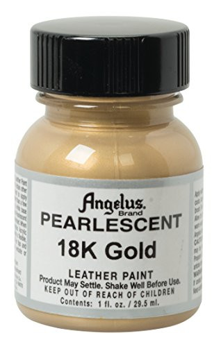 Angelus Pearlescent Leather Paint, 18K Gold