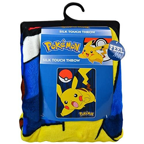 Pokémon Pokemon Pikachu 46x60 Silk Touch Throw Blanket, 46"x 60", Multicolor