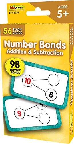 Teacher Created Resources Number Bonds Flash Cards - Addition and Subtraction