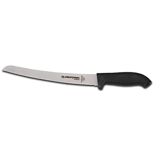 Dexter Outdoors 10" Scalloped Bread Knife with Black Handle
