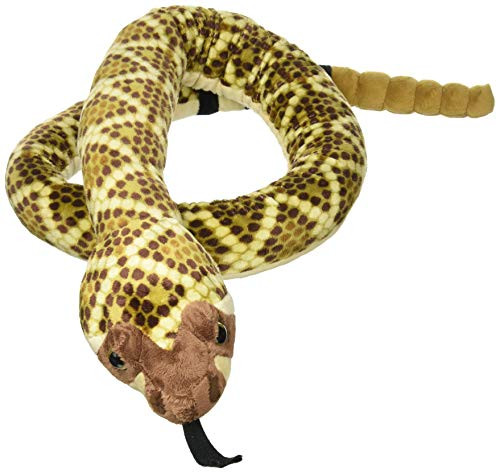 Wild Republic Snake Plush, Stuffed Animal, Plush Toy, Gifts for Kids, Western Diamondback 70"