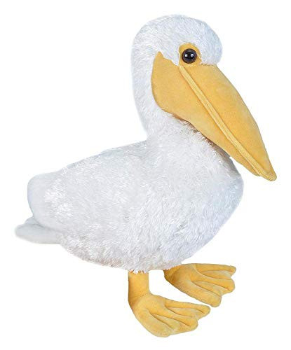 Wild Republic Pelican Plush, Stuffed Animal, Plush Toy, Gifts for Kids, Cuddlekins, White 11", Multi (21467)