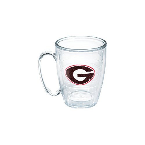 Tervis 1048777 Georgia University Emblem Individual Mug, 16 oz, Clear Tervis 1048777 Georgia University Emblem Individual Mug, 16 oz, Clear