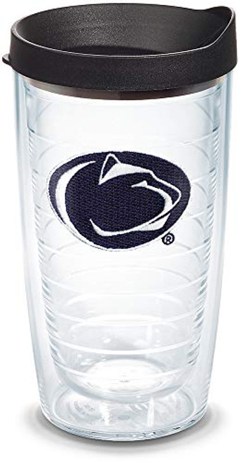 Tervis 1056591 Penn State Nittany Lions Logo Tumbler with Emblem and Black Lid 16oz, Clear Tervis 1056591 Penn State Nittany Lions Logo Tumbler with Emblem and Black Lid 16oz, Clear