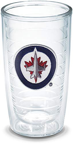Tervis 1064959"NHL Winnipeg Jets" Tumbler, Emblem, 16 oz, Clear
