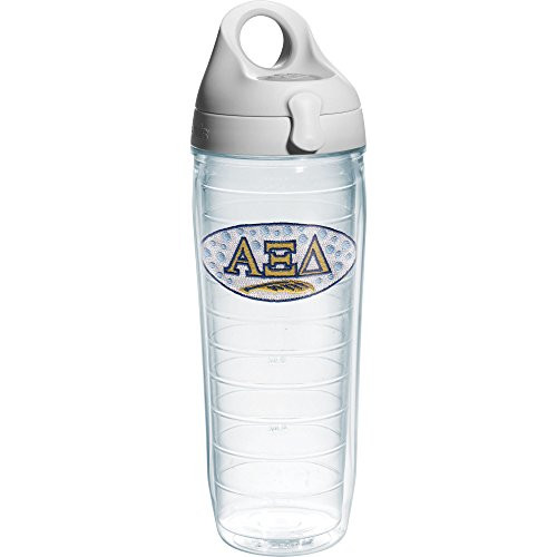 Tervis Alpha Xi Delta Sorority Water Bottle with Lid, 24 oz, Clear - 1076221