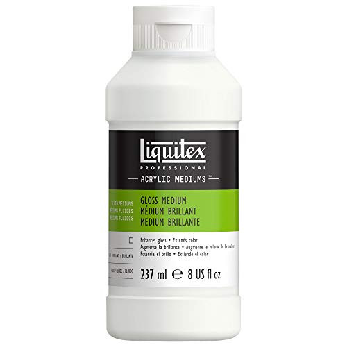 Liquitex Gloss Acrylic Fluid Medium and Varnish, 8-oz