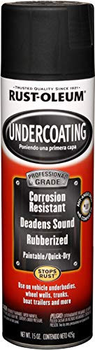 Rust-Oleum 248657 Rubberized Undercoating Spray, 15 oz, Black