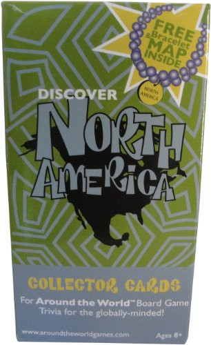 Around the World Collector Card Pack Discover North America
