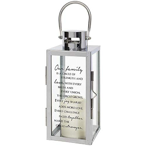 Carson 57556 "Our Family" 12" Light The Way Lantern