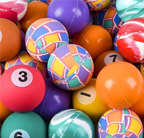 Rhode Island Novelty 2 Inch 49mm Assorted Bouncy Balls, 12 per Order