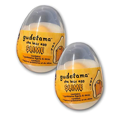 Gudetama 97712543086  Lazy Egg Slime, Capsule (Pack of 2)