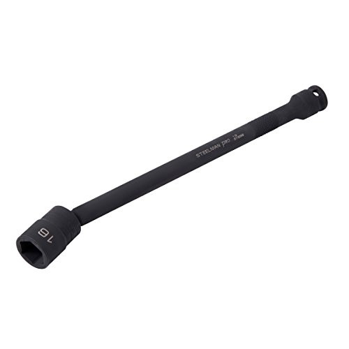Steelman Pro 97896 16mm Swivel Head 3/8-Inch Drive, 9-Inch Extension Impact Socket