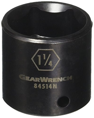 GEARWRENCH 1/2" Drive 6 Pt. Standard Impact Socket, 1-1/4" - 84514N