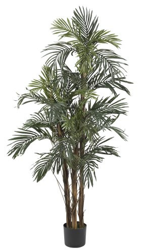 Nearly Natural 5283 Robellini Palm Silk Tree, 5-Feet, Green