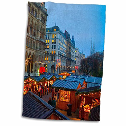 3D Rose Austria-Vienna-Christmas Market On Town Hall Square-Eu03 Mgl0040-Miva Stock Towel, 15" x 22" 3D Rose Austria-Vienna-Christmas Market On Town Hall Square-Eu03 Mgl0040-Miva Stock Towel, 15" x 22"